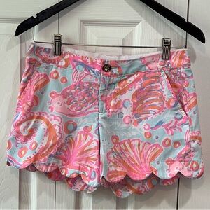 Lilly Pulitzer Buttercup Short Neon Fish 0